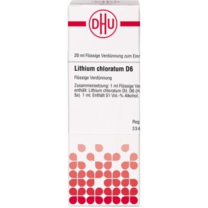 LITHIUM CHLORATUM D 6 Dilution Produktbild