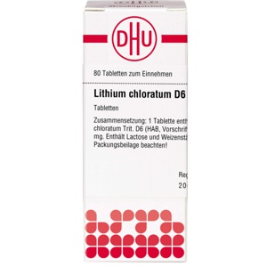 LITHIUM CHLORATUM D 6 Tabletten Produktbild