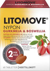 Litomove Gurkmeja & Boswellia 60 tabletter produkt bild