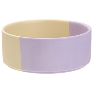Little&Bigger Duo Hundmatskål i Keramik Beige & Lila produkt bild