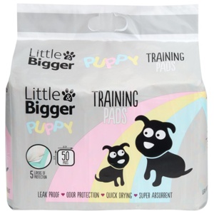 Little&Bigger Puppy Basics Valpmatta 50-pack produkt bild