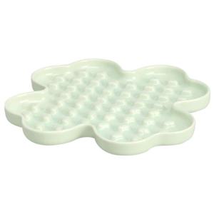 Little&Bigger Tasty Yummy Mat Slickmatta i Keramik Grön Fyrklöver 18 cm produkt bild