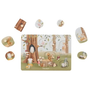 Little Dutch Pussel Med Ljud Forest Friends produkt bild
