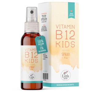 LITTLE Wow Vitamin B12 KIDS Mundspray Kinder vegan Produktbild