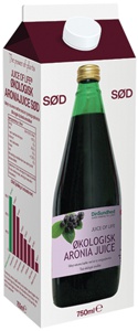 Livets frugt Aronia saft sød Ø 750 ml produktbillede