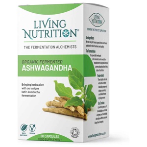 Living Nutrition Ashwagandha – mental hälsa 60 kaps produkt bild