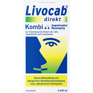 Livocab®direkt Nasenspray/Augentropfen Kombi Produktbild