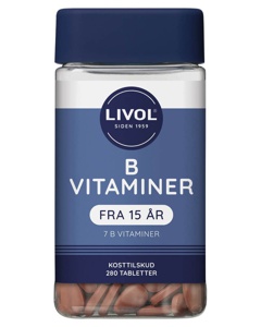 Livol B-vitamin 280 stk produktbillede