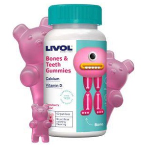 Livol Bones & Teeth Gummies жевательные конфеты N50 toote pilt