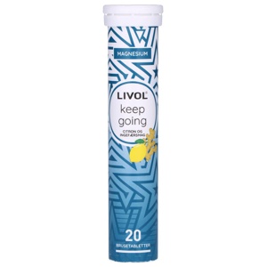 Livol brusetablet Keep Going m. citron og ingefær • 20 tab. produktbillede