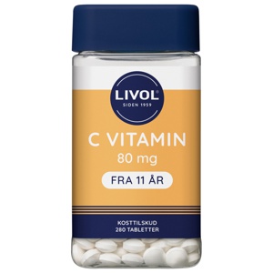 Livol C-vitamin 80 mg 280 tabl produktbillede