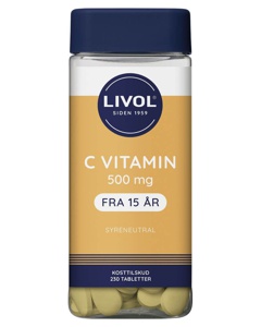 Livol C-vitamin 500 mg produktbillede