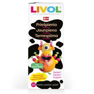 Livol Extra Colostrum Strong kurgupastillid ternespiimaga N20 toote pilt