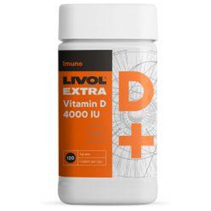 Livol Extra D vitamiin 4000IU tabletid N120 toote pilt