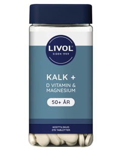 Livol Kalk + D Vitamin & Magnesium 270 stk. Produktbild