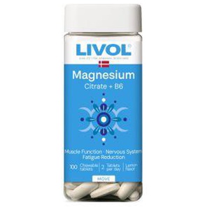 Livol Magneesiumtsitraat+ B6 närimistbl N100 toote pilt