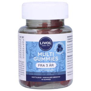Livol Multi Gummies 45 stk. produktbillede