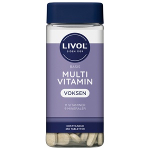 Livol Multivitamin Basis 230 tabl produktbillede