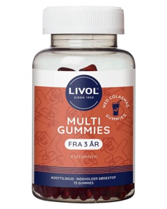 Livol Vitamin Gummies Multivitamin Kids Cola produktbillede