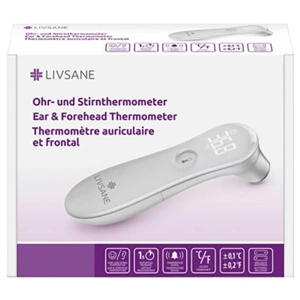 Livsane Ohr- und Stirnthermometer, 1 St n.v. Produktbild