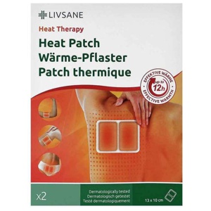 Livsane Wärme-Pflaster 10x13 cm, 2 St Pflaster Produktbild