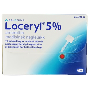 Loceryl 5% medisinsk neglelakk 3 ml produktbilde