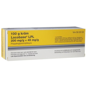 Locobase LPL, kräm 200 mg/g+45 mg/g, 100 g produkt bild