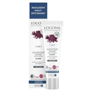 Logona Med Couperose Pflegecreme Rotalgenextrakt Silidine, 30 ml Tube Produktbild