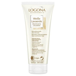 Logona weisse Lavaerde Waschcreme Lotusblüte, 200 ml Körperpflege Produktbild