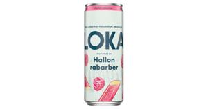 Loka Hallon Rabarber 330 ml produkt bild