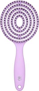 T4B Ilu Lollipop Candy Purple Professional Round Detangling Light Weight Hairbrush for Wet and Dry Hair Designed for Professional Hairdressers Colourful Brush produkt bild