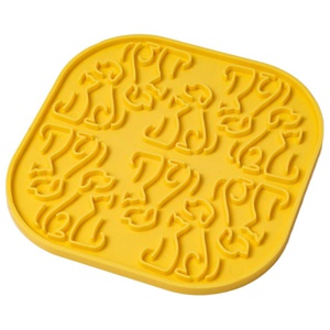 Lollipopp Slickmatta Gul 19cm produkt bild