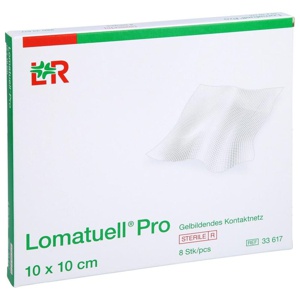LOMATUELL Pro 10x10 cm steril 8 St Verband Produktbild