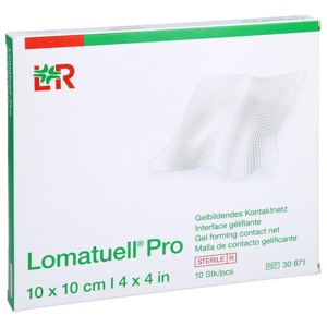 Lomatuell Pro 10x10 Cm Steril 10 St Verband Produktbild