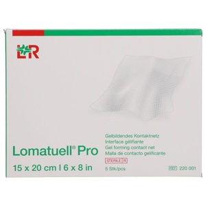 Lomatuell Pro 15x20 cm steril, 5 St Verband Produktbild