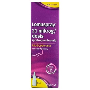 Lomuspray Næsespray 21 mikrogram/dosis 180 doser produktbillede