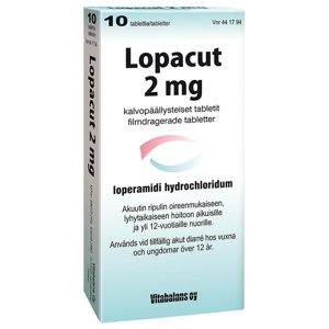 Lopacut, filmdragerad tablett 2 mg 10 st produkt bild