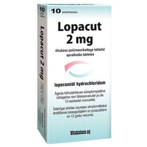 Lopacut tbl 2mg n10 toote pilt
