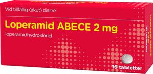 Loperamid ABECE Tablett 2 mg 16 st produkt bild