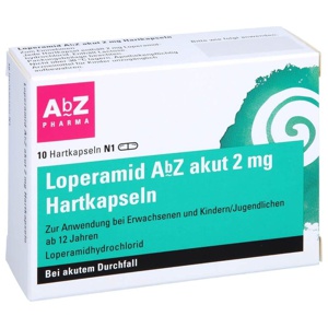 LOPERAMID AbZ akut 2 mg Hartkapseln Produktbild