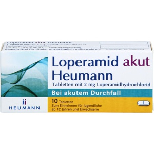 LOPERAMID akut Heumann Tabletten Produktbild