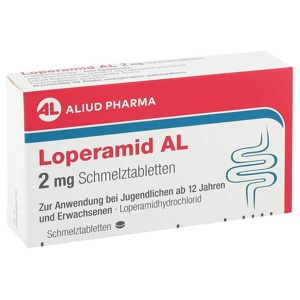 LOPERAMID AL 2 mg Schmelztabletten Produktbild