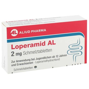 LOPERAMID AL 2 mg Schmelztabletten Produktbild