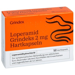 LOPERAMID Grindeks 2 mg Hartkapseln Produktbild