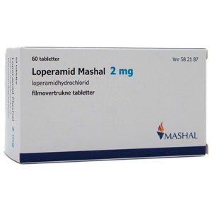 Loperamid Mashal 2 mg 60 tabletter produktbillede