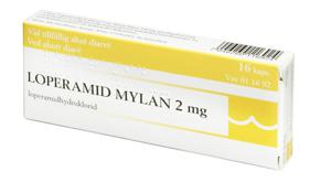 Loperamid Mylan, kapsel, hård 2 mg 16 st