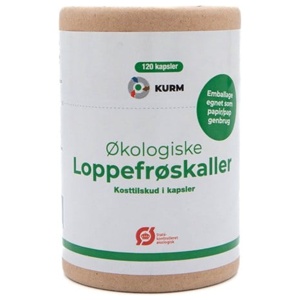 Kurm Ø Loppefrøskaller - 120 kaps. produktbillede