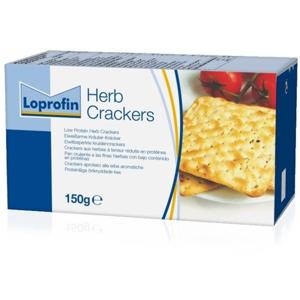 Loprofin Örtkryddade kex (Herb Crackers) lågproteinkex 150 g produkt bild