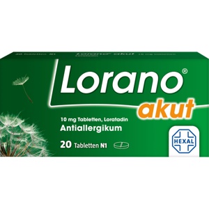 LORANO akut Tabletten Produktbild