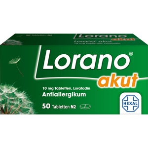 LORANO akut Tabletten Produktbild